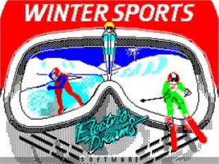 Winter Sports title screen for ZX Spectrum